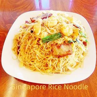singapore rice noodle