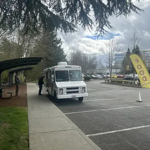 Food truck area in Kent campus.