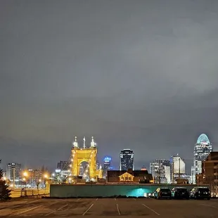 View outside the restaurant of Cincinnati