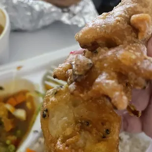Pakora up close