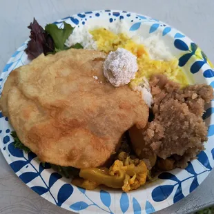 Ono vegan food at the Sunday service buffet!