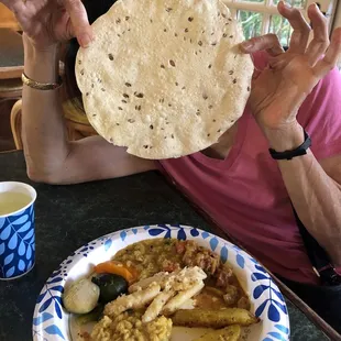 Our variety of vegetarian food