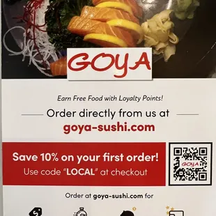 Online order coupon