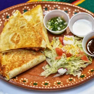 a plate of food