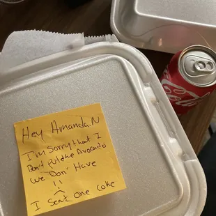 Take out box