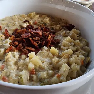 Green Chile Clam Chowder