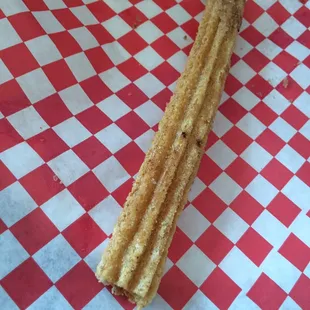 One Churro - uno - $1.99. Tasty but seemed like "not enough". Then again, I don't think it was low carb friendly. Eh oh!!!!