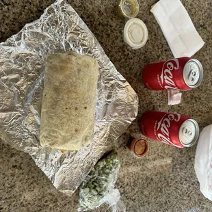Burrito n coke