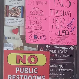 Taco Tuesday special