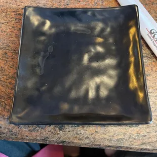 Dirty plates