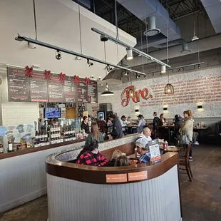 Inside view at entrance