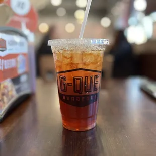 Iced tea, nice flavor, not bitter at all