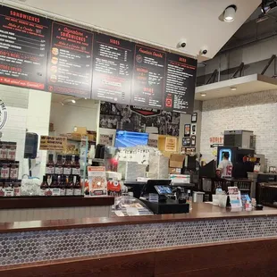 The counter