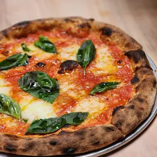 Margherita pizza, yum.