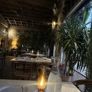 Outside seating area