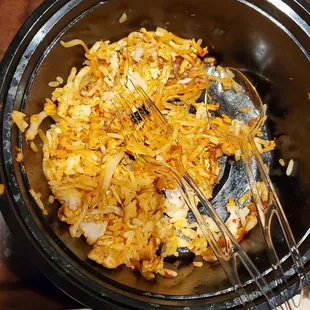 The pad Thai that needed rice just to taste better.