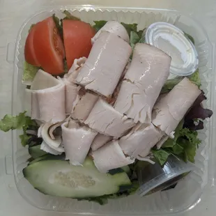 Turkey &amp; Cheese Salad