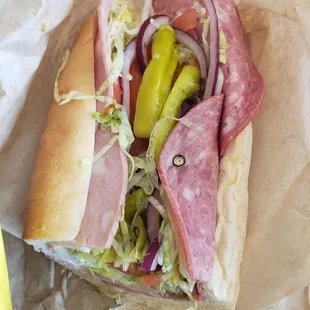 1/2 an unchomped Grab &amp; Go Sub-YUM!