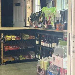 The bar area for Halloween