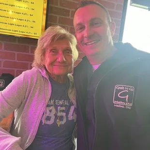 Grandma and the owner!