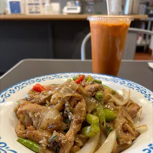 Drunken noodles