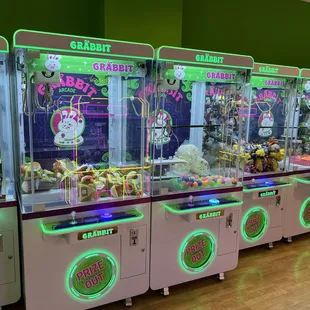 Additional claw machines