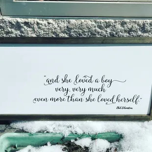 ...and she loved a little boy....