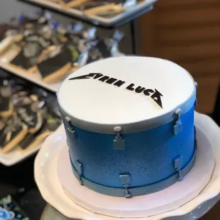Gorgeous custom cake and cookies!