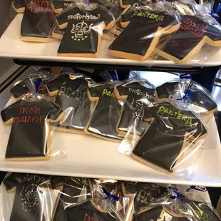 Custom rock n roll cookies