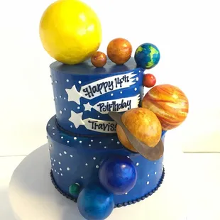 Stellar birthday cake