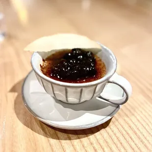 Milk tea creme brûlée. @_emwong_
