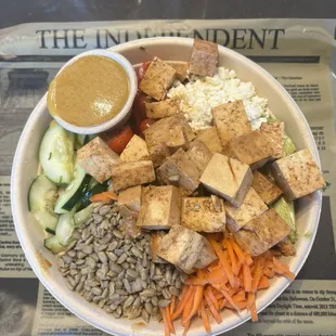 Vitality bowl with tofu