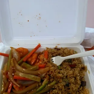 25 Sichuan Shrimp Spicy