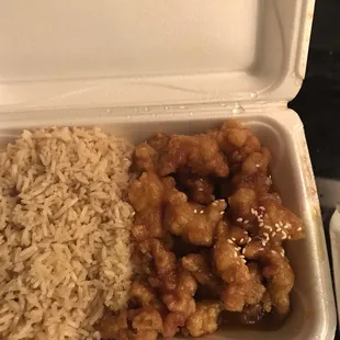 Sesame chicken