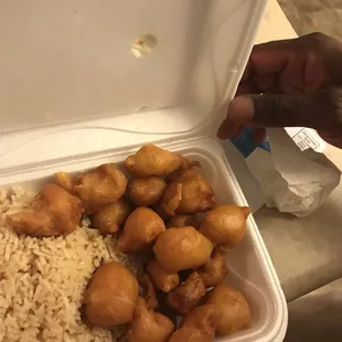 Sweet and sour chicken