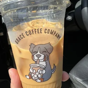 Iced Coffee...cute cup