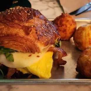 Everything Croissant Sandwich