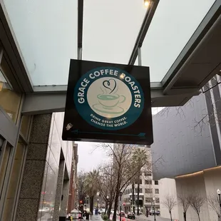 Grace Coffee Roasters Sign
