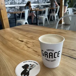 Mocha cappuccino and Cute puppy sticker ($1.50)