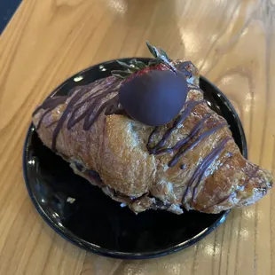 Chocolate Strawberry Croissant