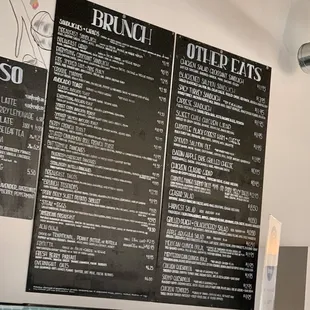 Menu board