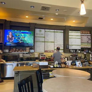 customers at the counter