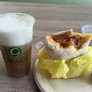 Ice Cappuccino &amp; Super Burrito