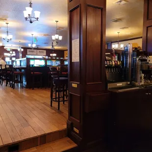 the bar
