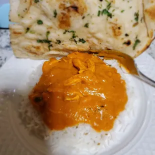 Chicken Tikka masala with Naan