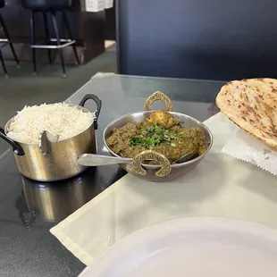 Chicken tikka saag