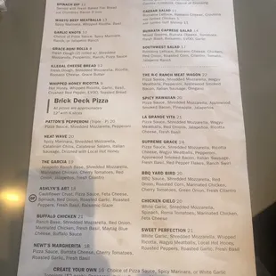 Menu - 1st Page