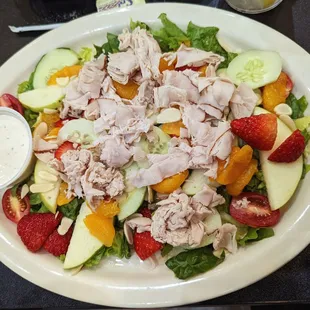 Turkey Almondine Salad, $12.99