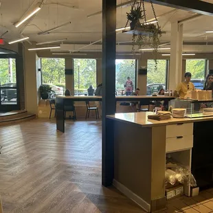 View of the Georgetown Waterfront trees