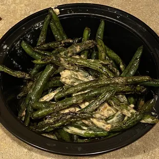 Blackened Green Beans